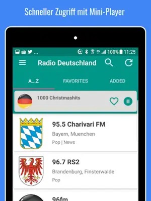 Radio Germany ???????????? 2700 radio stations android App screenshot 6